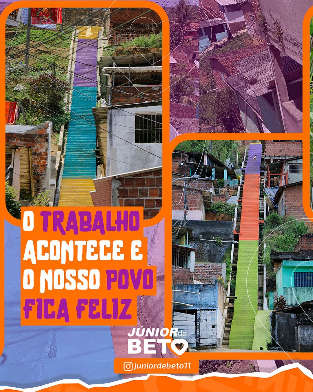 Revitalização das escadarias da nossa querida Palmares