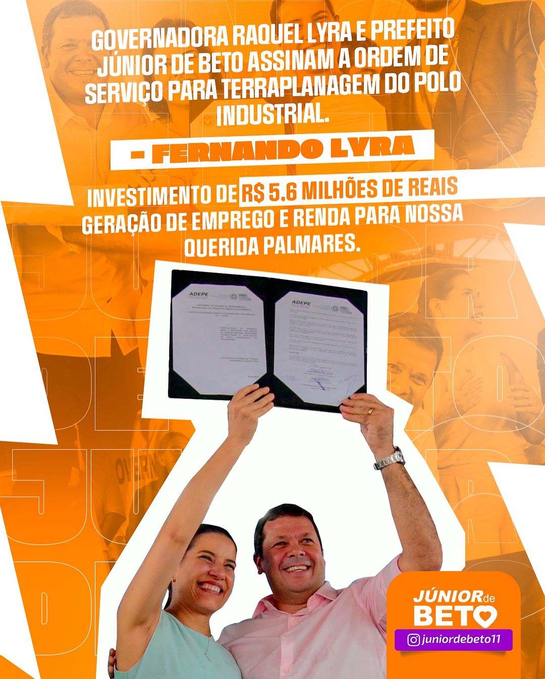 Construção do polo industrial