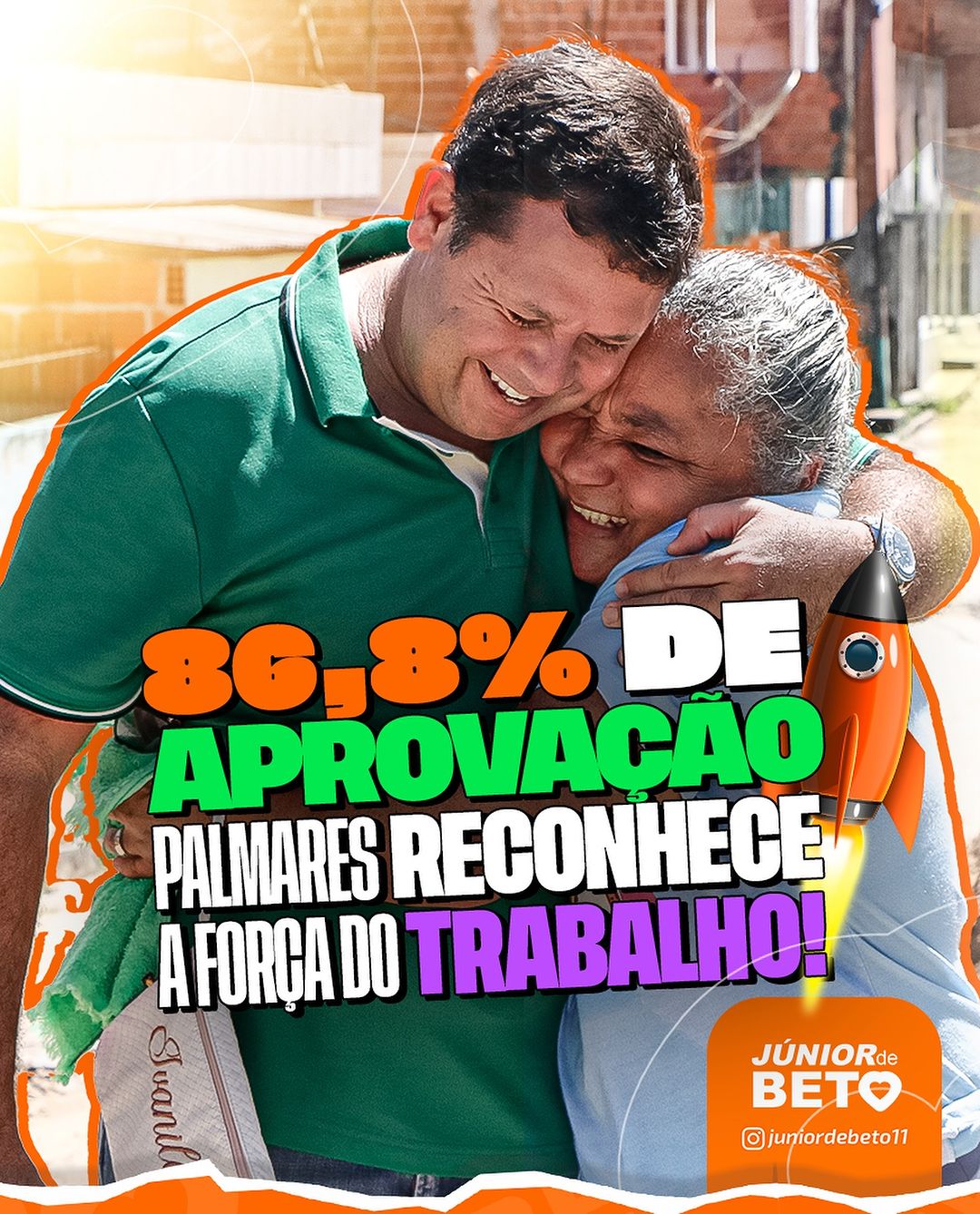 86,8% de aprovação