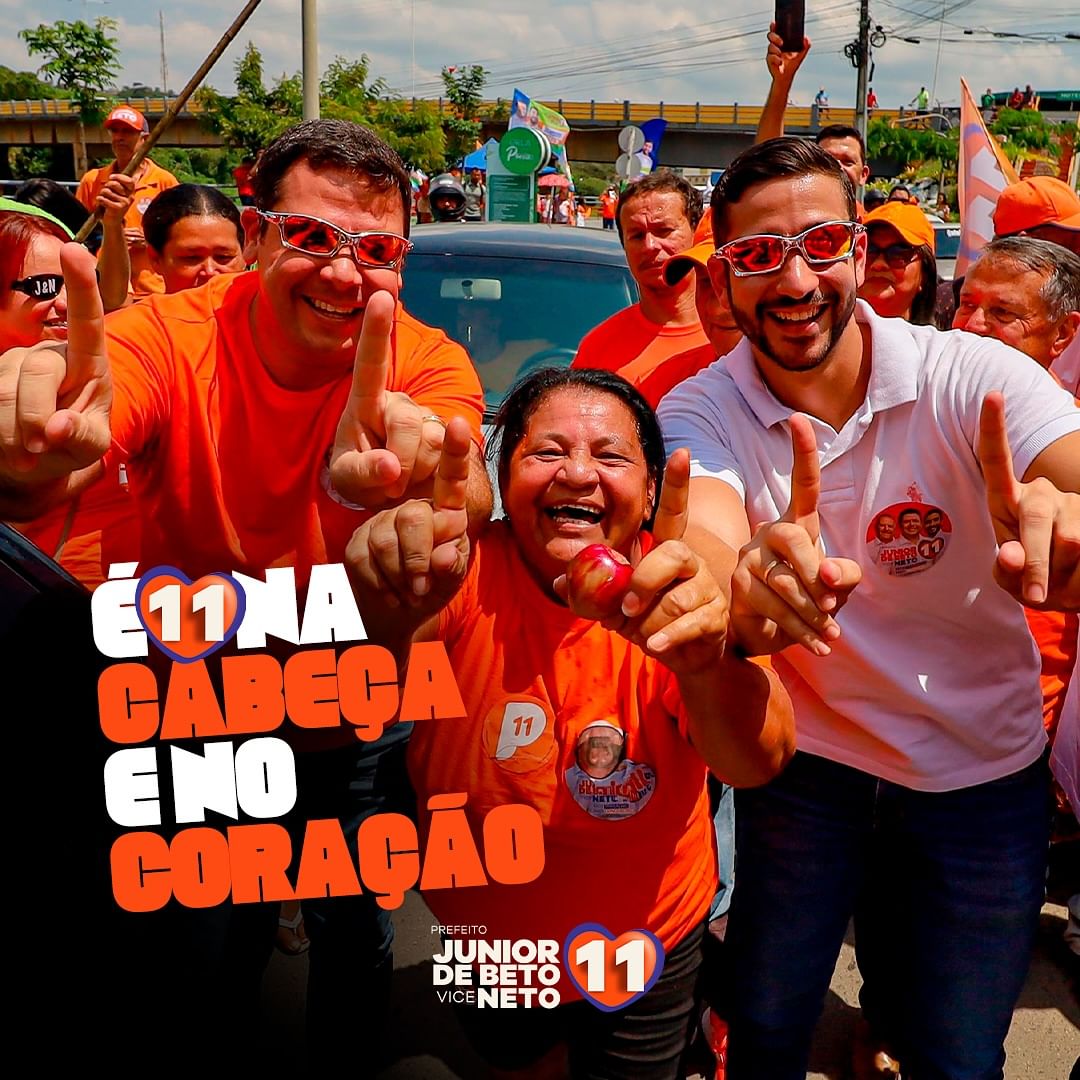 É 1️⃣1️⃣ na cabeça e no coração 🧡