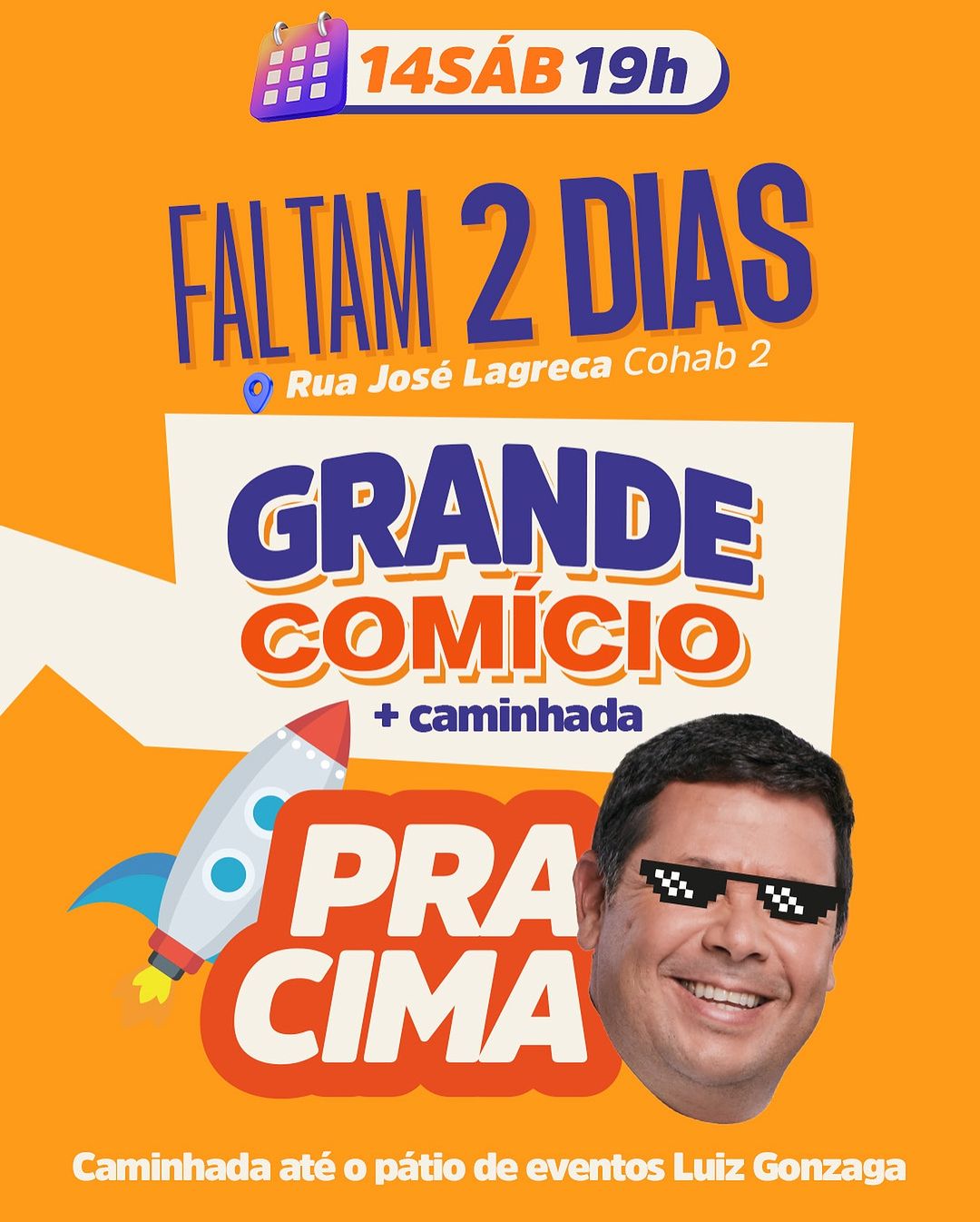 Faltam 2 dias meu povo! 🚀