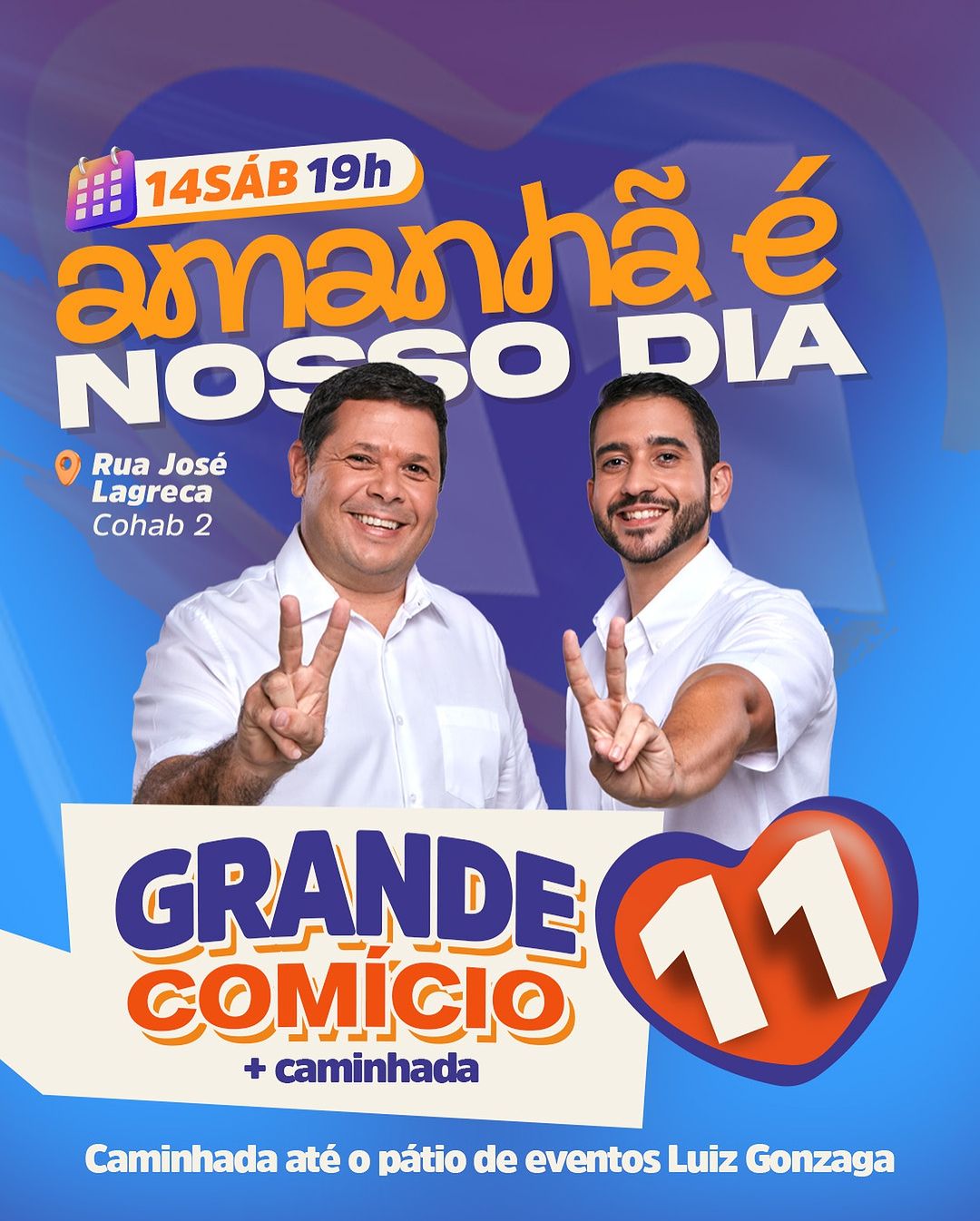 É amanhã meu povo 🧡