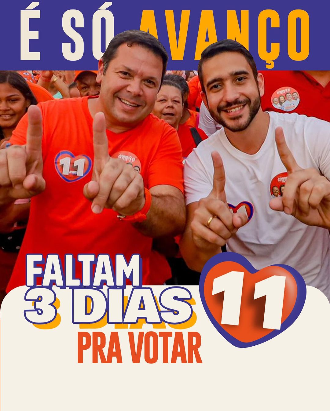 Faltam apenas 3 dias para Palmares confirmar o 1️⃣1️⃣ novamente 🧡