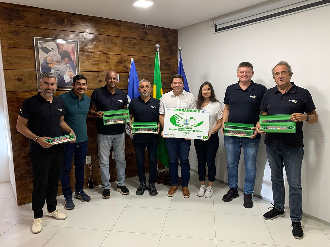 Recebemos hoje uma comitiva da aces europe